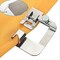3 Sizes Rolled Hem Pressure Foot Sewing Machine Presser Foot Hemmer Foot Set (1/2 Inch, 3/4 Inch, 1 Inch) for Singer, Brother, Janome and Other Low Shank Adapter (Rolled Hem Presser Feet)